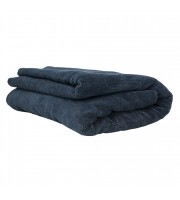 Elegant Edgeless Microfiber Towel, Black 130 x 77 cm