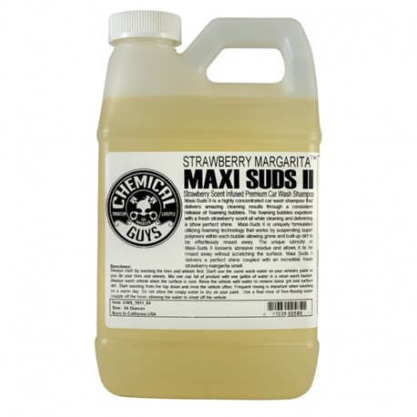 Maxi-Suds II Strawberry Margarita Super Suds Car Wash Shampoo (64oz)