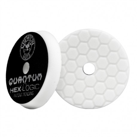 Hex-Logic Quantum Light-Medium Polishing Pad, White (6.5 Inch / 165 mm)