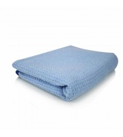 Waffle Weave Drying Towel, Blue-Mikrovláknová utěrka pro dokonalé sušení autoskel 