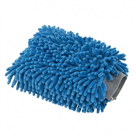 ChemicalGuys-Chenille Microfiber Wash Mitt Blue-měkká mycí rukavice ze 100% Mikrovlákna