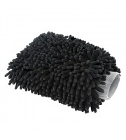 Chenille Microfiber Wash Mitt-měkká,černá mycí rukavice ze 100% Mikrovlákna-1KS