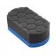 Easy Grip Ultra Soft Hex-Logic Applicator Pad,Blue-aplikátor k nanášení vosků,sealantů a glazur na laky 