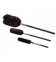 Wheel Woolies Wheel Brushes (3 Brushes)-speciální sada 3 kartáčů na čištění kol, mřížek a masek automobilů.