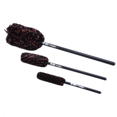 Wheel Woolies Wheel Brushes (3 Brushes)-speciální sada 3 kartáčů na čištění kol, mřížek a masek automobilů.