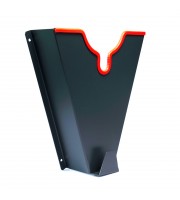 MaxShine nástěnný držák na zavěšení jedné leštičky z kvalitní oceli s černým lakováním