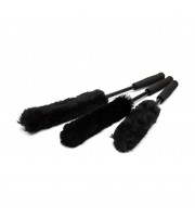 MaxShine Sada vlněných kartáčů na kola – balení 3 kusy s mycí hlavou různých velikostí