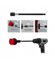 MaxShine Kartáč na koberce pro vrtačku – 5 cm