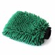 Mikro chenilová mycí rukavice – zelená