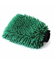 Mikro chenilová mycí rukavice – zelená