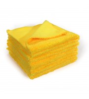 MaxShine Gold SET bezešvé utěrky z mikrovlákna pro leštění, odstraňování přebytků vosků, selantů a keramiky