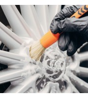 Maxshine Detailing kartáč – černý klasický Délka rukojeti: 17,6 cm, Ø hlavy 2,55 cm