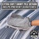 Chemical Guys Gray Short Noodles Mitt