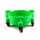 Maxshine Plastic Rolling Bucket Dolly - Green