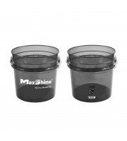 MaxShine Černé transparentní mycí vědro